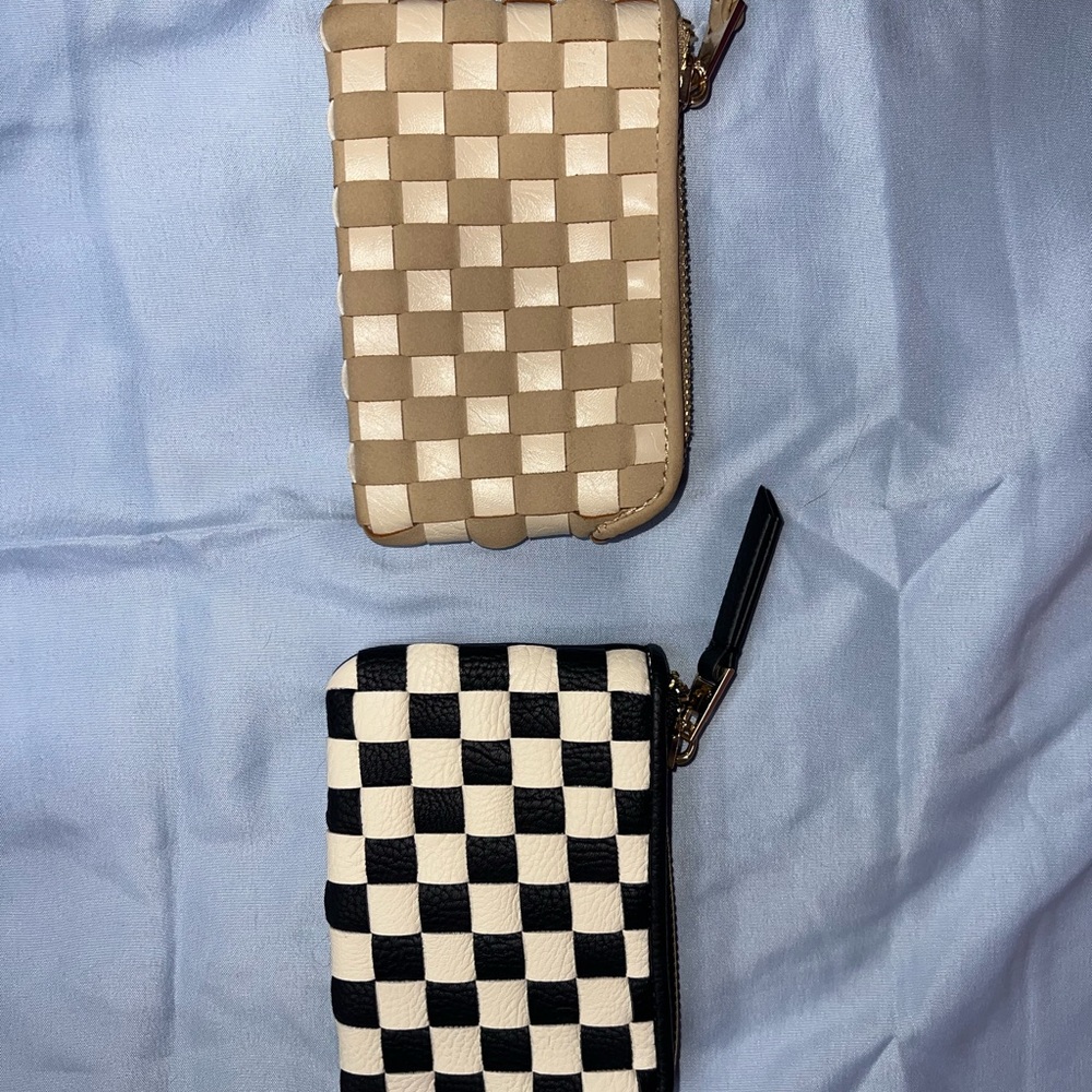 Universal Thread Beige Zip Pouch (both for sale together)